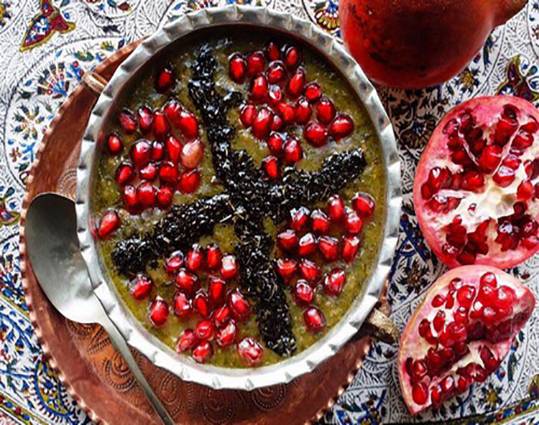 آش انار غذای سنتی تهران